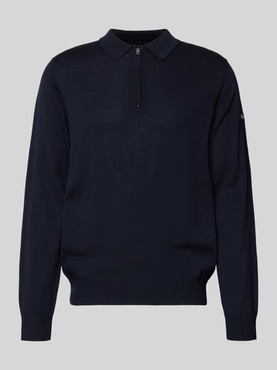 MAERZ Muenchen Gebreide pullover van merinowol Marineblauw - 2