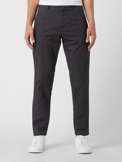 Selected Homme Slim Tapered Fit Hose mit Stretch-Anteil Modell 'York' Mittelgrau 4