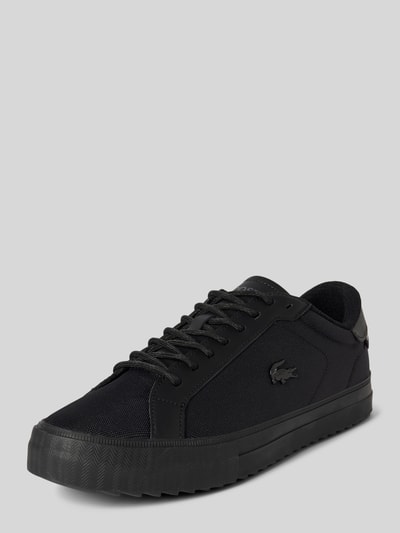 Lacoste Sneakers met logo-applicatie, model 'POWERCOURT' Zwart - 1