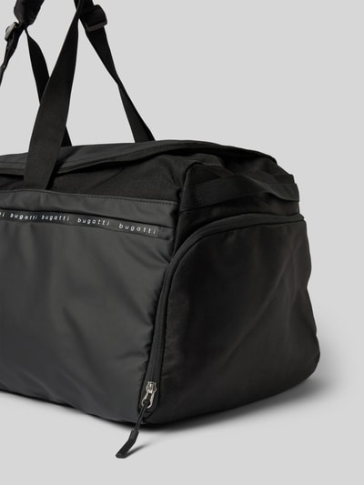 bugatti Weekendtas met labeldetails, model 'Blanc Delight'  - 3