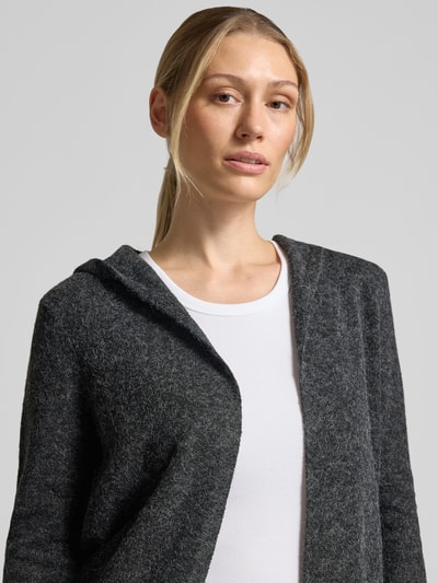 VERO MODA Regular Fit Cardigan mit Kapuze Modell 'DOFFY' Black 3