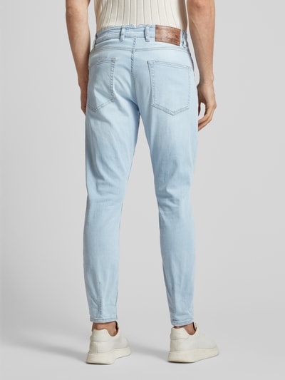 GABBA Slim fit jeans in 5-pocketmodel, model 'Alex' Lichtblauw - 5