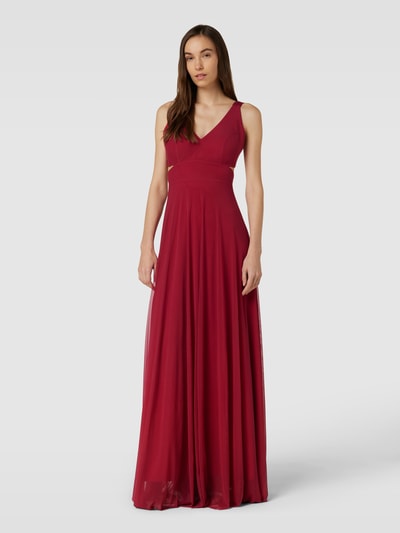 TROYDEN COLLECTION Abendkleid mit rückseitiger Schnürung Pink 1