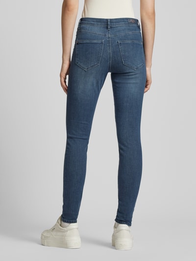 Only Skinny Fit Jeans mit Label-Patch Modell 'WAUW' Jeansblau 5