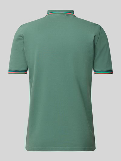 Sundek Poloshirt mit kurzer Knopfleiste Modell 'Brice' Dunkelgruen 3