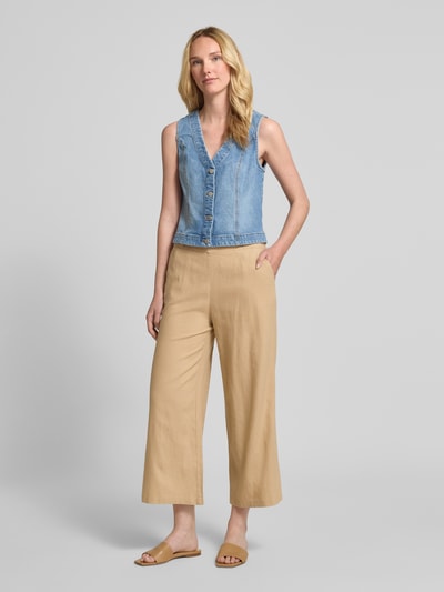 Christian Berg Woman Culotte met elastische band en tunnelkoord Zand - 1