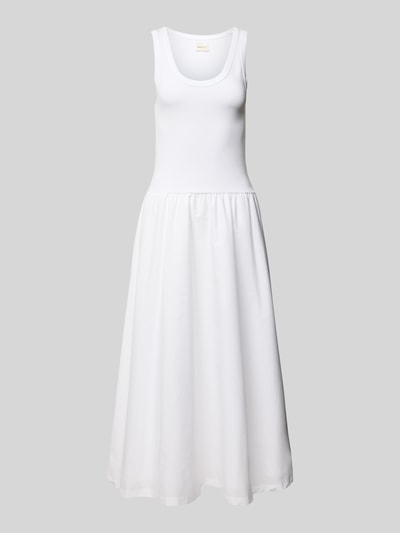 Gant Midikleid mit Rundhalsausschnitt und breiten Trägern Weiss 2