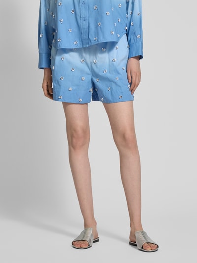 Essentiel Antwerp Korte broek met pailletten, model 'Hichigan' Lichtblauw - 4