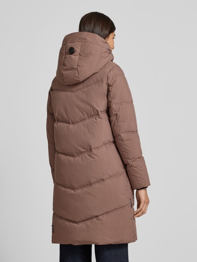 khujo Gewatteerde lange jas met capuchon, model 'Graya' Beige - 5