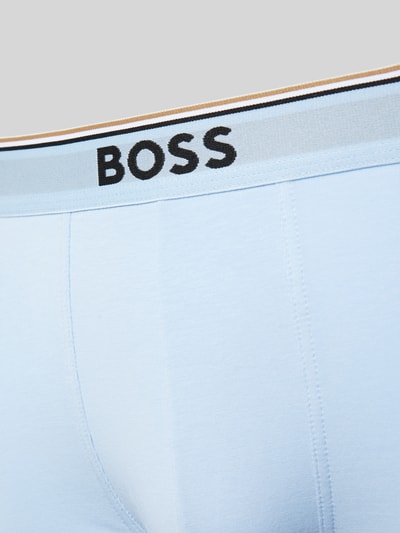 BOSS Trunks mit elastischem Logo-Bund im 3er-Pack Blau 2