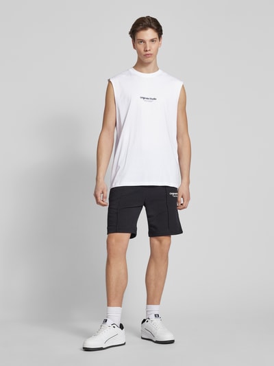 Jack & Jones Top z nadrukiem z logo Biały 1