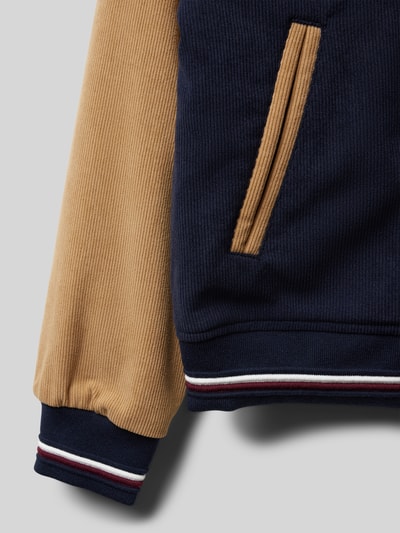 Tommy Hilfiger Teens Bomberjack met steekzakken Donkerblauw - 2