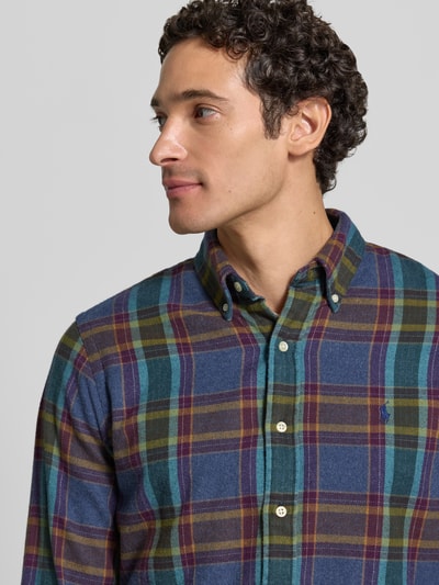 Polo Ralph Lauren Custom Fit Freizeithemd aus reiner Baumwolle Lila 3