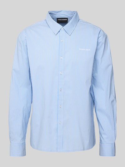 Pegador Oversized Freizeithemd mit Knopfleiste Hellblau 2
