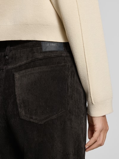 Drykorn Spodnie sztruksowe z wpuszczanymi kieszeniami model ‘MEDLEY’ Czekoladowy 3