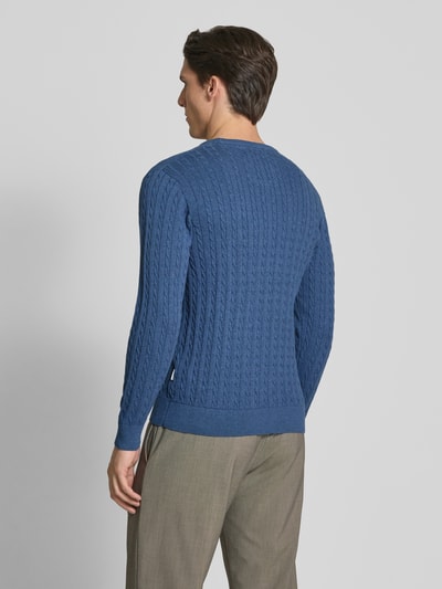 Lindbergh Strickpullover mit gerippten Abschlüssen Ocean 5