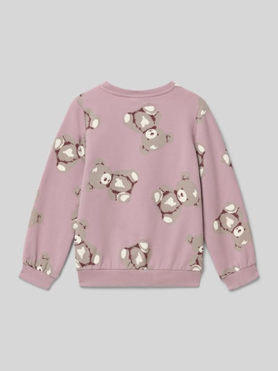s.Oliver RED LABEL Bluza o kroju regular fit z mieszanki bawełny Fiołkoworóżowy 3