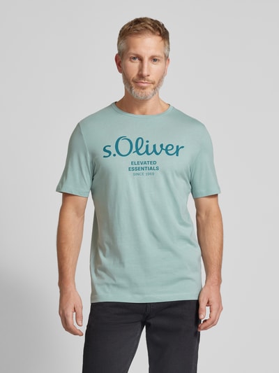 s.Oliver RED LABEL T-Shirt mit Rundhalsausschnitt Mint 4