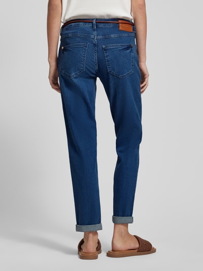 Rosner Regular fit jeans met strikceintuur, model 'MASHA GIRLFRIEND' Blauw - 5