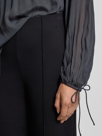 Vero Moda Wijde broek van viscosemix, model 'EVA' Zwart - 3