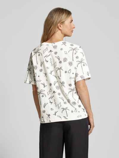 JAKE*S STUDIO WOMAN T-shirt met all-over print Offwhite - 5