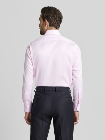 Christian Berg Men Regular fit zakelijk overhemd van katoen met haaikraag Lichtroze - 5