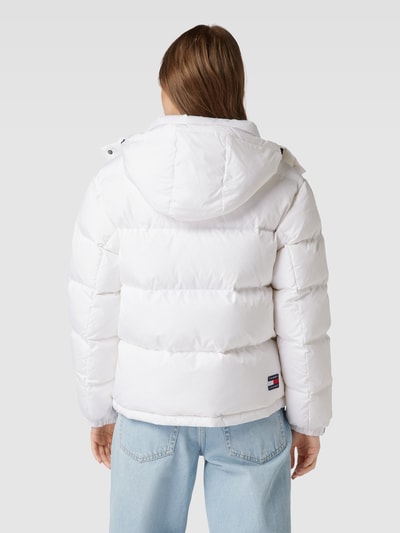 Tommy Jeans Kurtka pikowana z kapturem model ‘ALASKA’ Biały 5