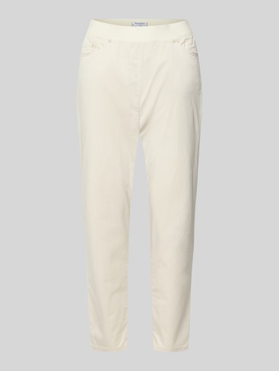 Raphaela By Brax Caprihose mit elastischem Bund Modell 'Pamina' Beige 2