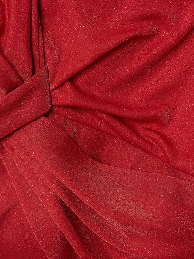 TROYDEN COLLECTION Abendkleid mit Glitter-Effekt Rot 2