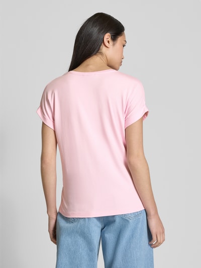 Only Comfort Fit T-Shirt aus Viskose-Mix Modell 'MOSTER' Rosa 5
