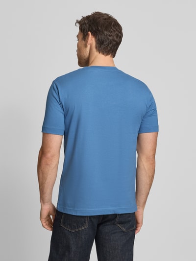 Marc O'Polo Regular Fit T-Shirt aus reiner Baumwolle Blau 5