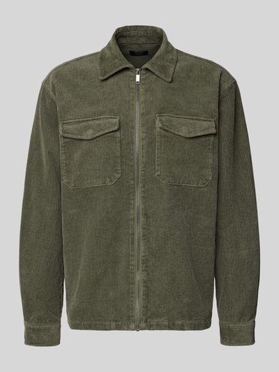 MCNEAL Overhemdjack met ritssluiting Olijfgroen - 2