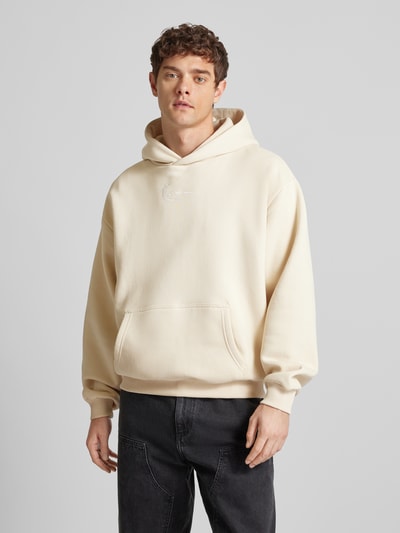 KARL KANI Hoodie met labelstitching Zand - 4