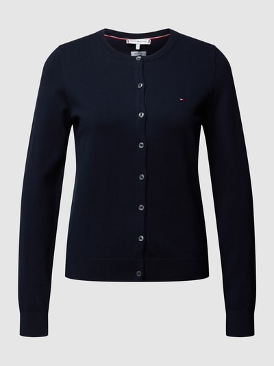 Tommy Hilfiger Cardigan mit Logo-Stickerei  Dunkelblau 2