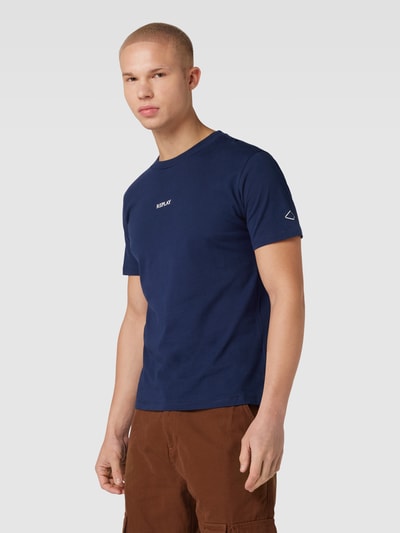 Replay T-shirt z nadrukiem z logo Niebieski 4