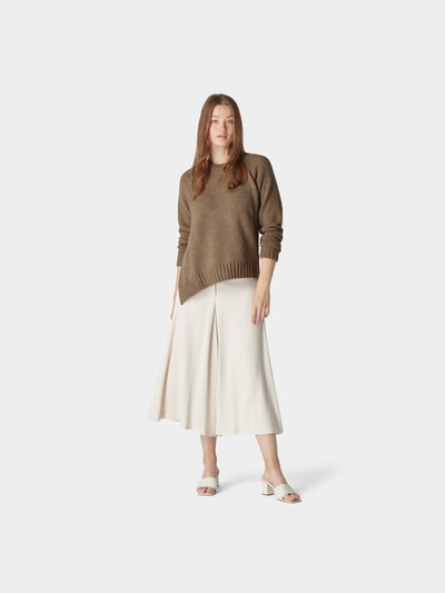 MM6 Maison Margiela Pullover mit Strickmuster Beige 1