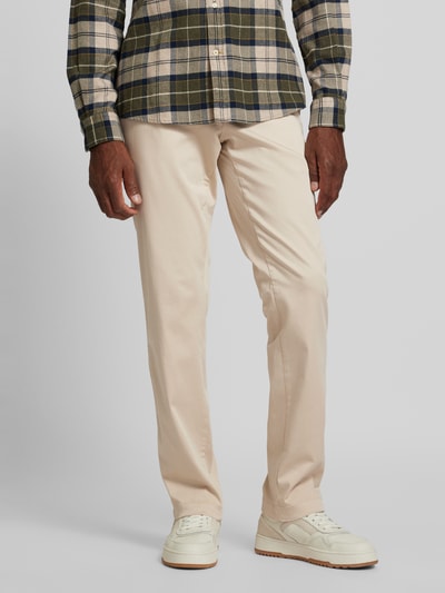 Carl Gross Chino mit Eingrifftaschen Modell 'Tomme' Beige 4