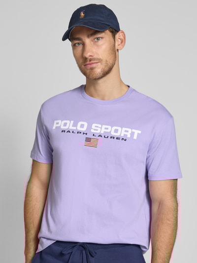 Polo Sport T-Shirt mit Label-Print Lavender 3