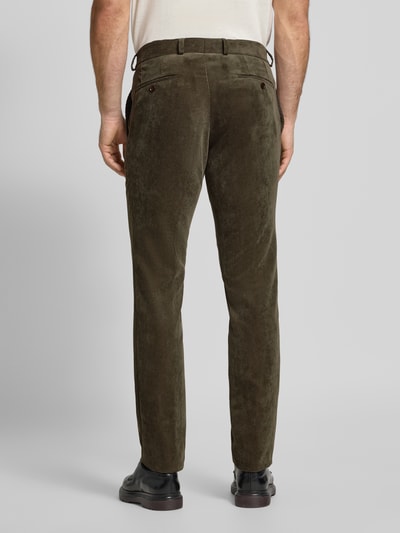 Carl Gross Cordhose mit französischen Eingrifftaschen Modell 'Tomte' Gruen 5