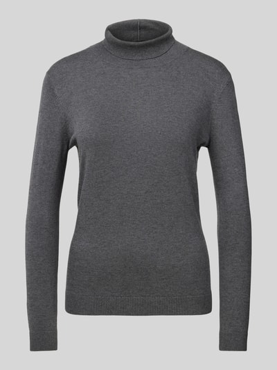 Weekend Max Mara Gebreide pullover met opstaande kraag, model 'KIKU' Antraciet - 1