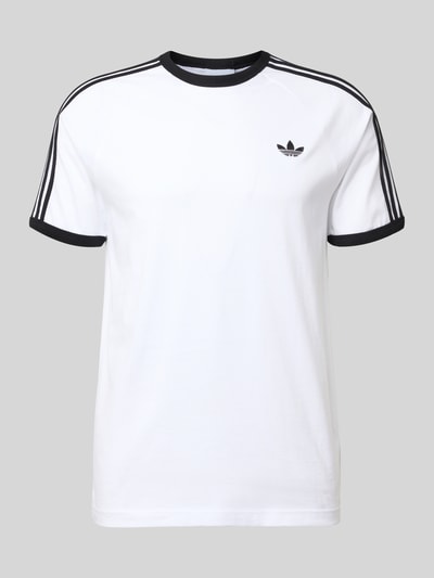 adidas Originals T-Shirt mit Label-Stitching Weiss 2