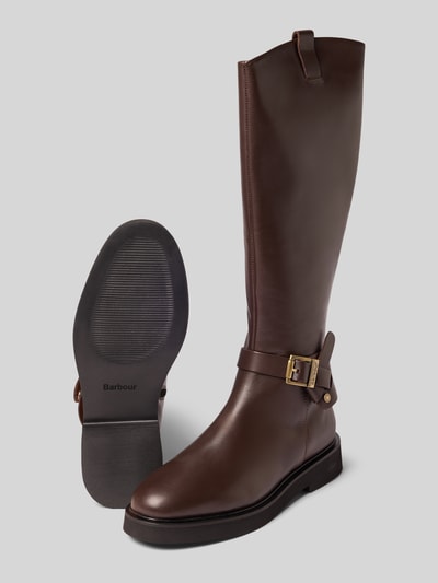 Barbour Stiefel aus echtem Leder Modell 'Theodora' Dunkelbraun 4