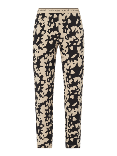 CK One Pyjamabroek met all-over motief Beige - 2