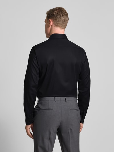 ETERNA Slim Fit Business-Hemd mit Kentkragen Black 5