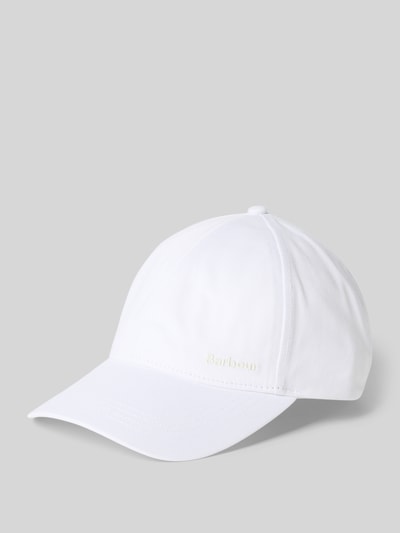 Barbour Basecap aus reiner Baumwolle Weiss 1