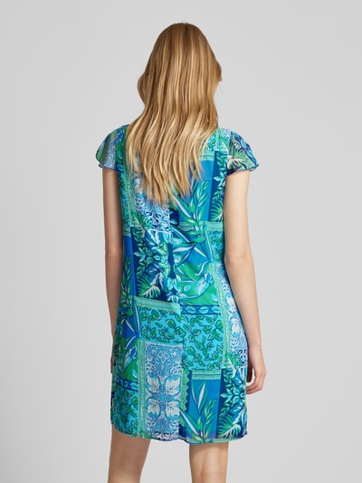 Betty Barclay Knielange jurk met all-over print Lichtblauw - 5