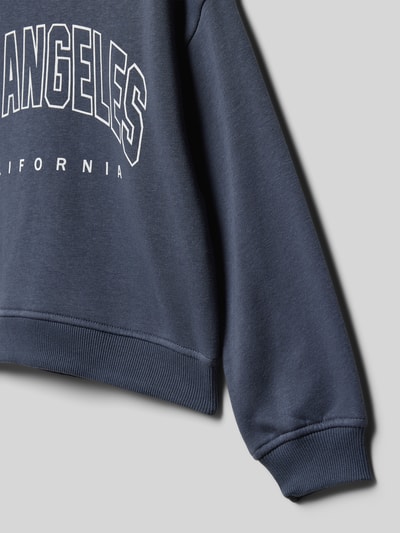 Only Regular fit sweatshirt van katoenmix, model 'SWEAT LIFE' Marineblauw - 2