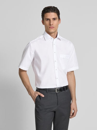 ETERNA Comfort fit zakelijk overhemd met knoopsluiting Wit - 4