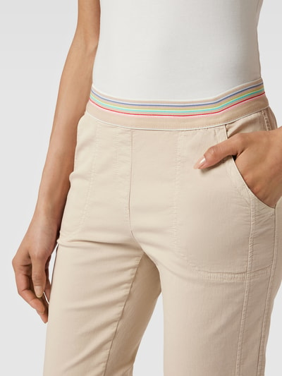 TONI Regular Fit Jogpants in verkürztem Schnitt Modell 'SUE' Beige 3