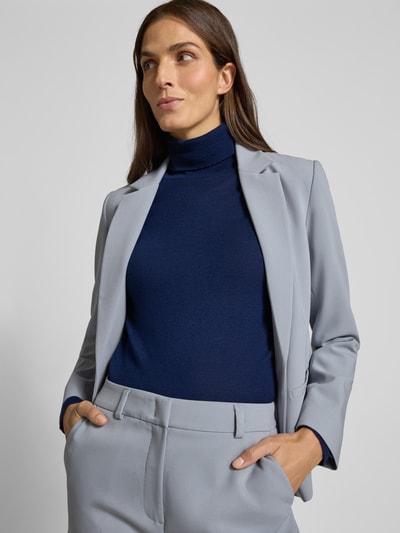 Christian Berg Woman Selection Gebreide coltrui Marineblauw - 3